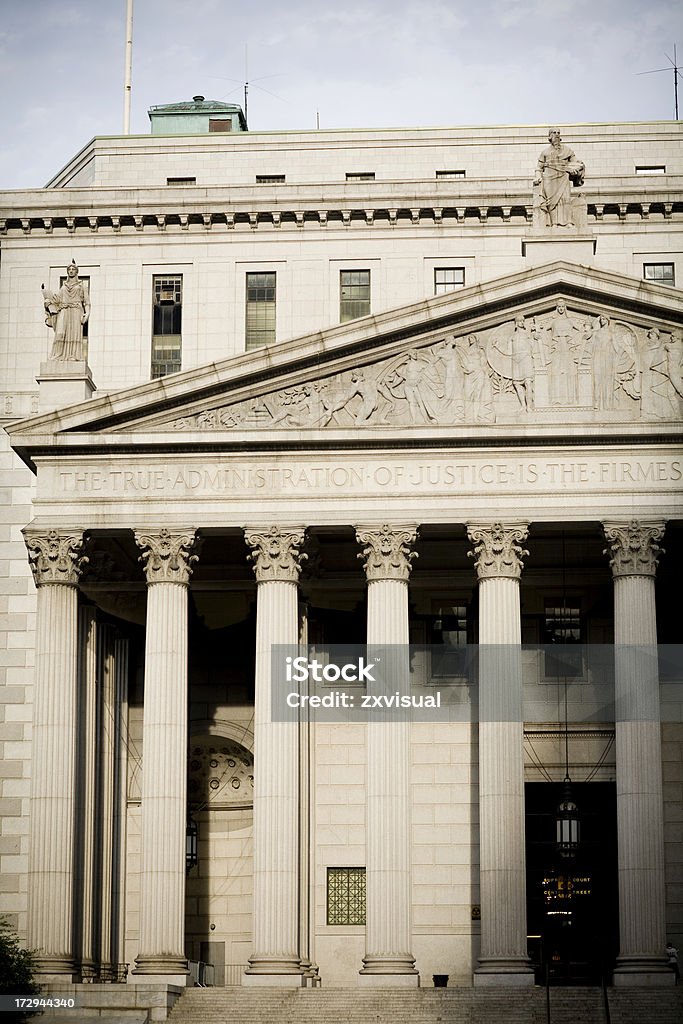 Tribunal da prefeitura - Foto de stock de New York City royalty-free