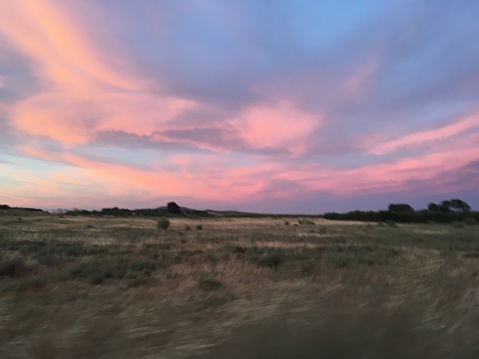 SUNSET ON THE MARSH