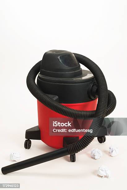 Vacuum Cleaner Stock Photo - Download Image Now - Appliance, Cleaning, Crumpled Paper Ball
