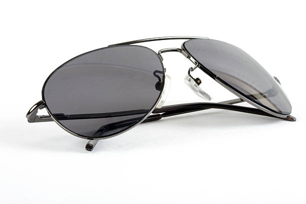 isoliert, sonnenbrille - aviator glasses stock-fotos und bilder