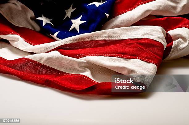 American Flag Stock Photo - Download Image Now - American Flag, Armed Forces, Awe