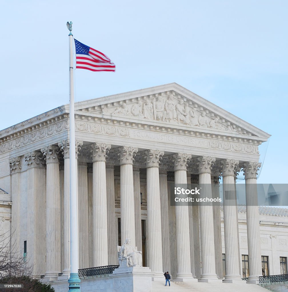 Tribunal supremo de los Estados Unidos - Foto de stock de Ciudades capitales libre de derechos