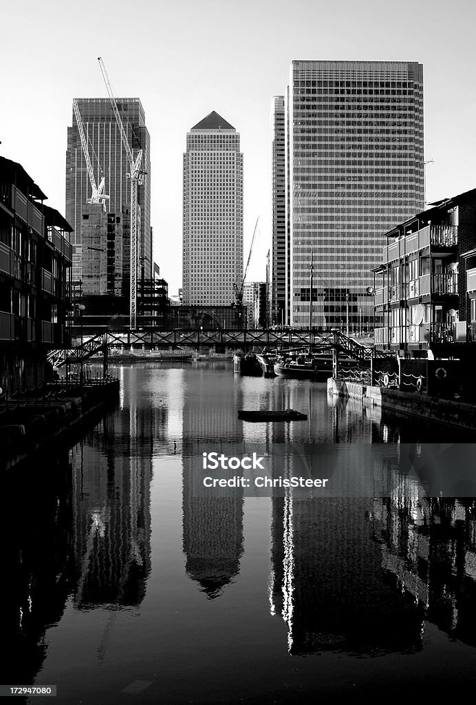 Canary Wharf, a Londra - Foto stock royalty-free di Architettura