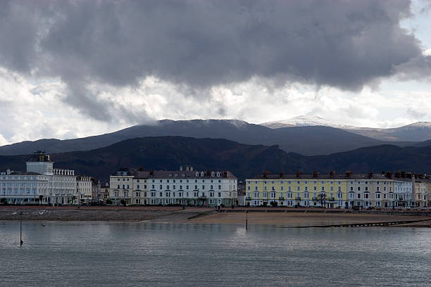 istock Stormy seaside town 172947081