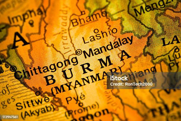 만달레이 미얀마에 대한 스톡 사진 및 기타 이미지 - 미얀마, 지도, 0명