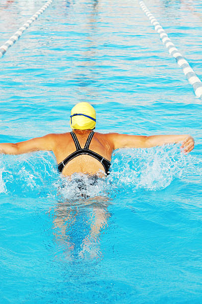 istock Young Teen Butterfly Stroke Swimmer 172947916