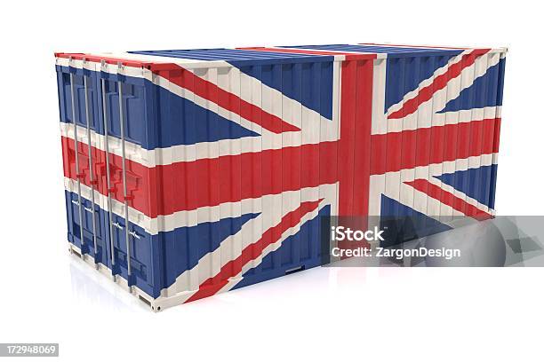 Reino Unido Exportar Foto de stock y más banco de imágenes de Acero - Acero, Almacén de distribución, Bandera