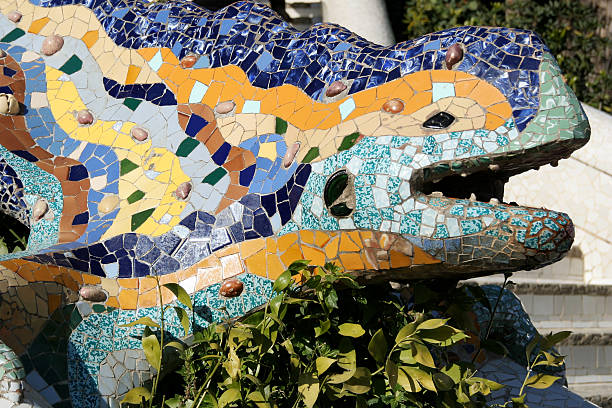 istock Parc Guell lizard fountain by Gaudi 172948306