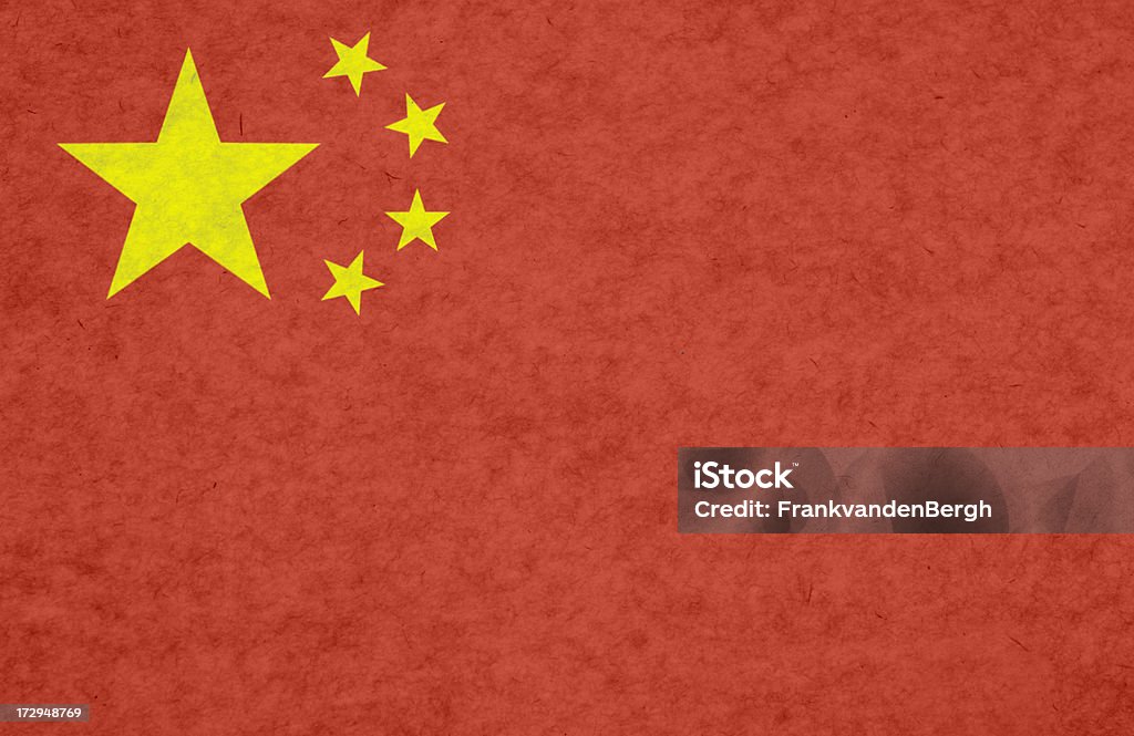 Flaga Chin na Cętkowany papieru - Zbiór zdjęć royalty-free (Azja)