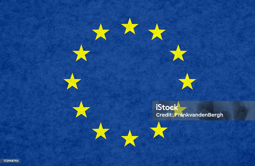 Drapeau de l'Union européenne - Photo de Bleu libre de droits