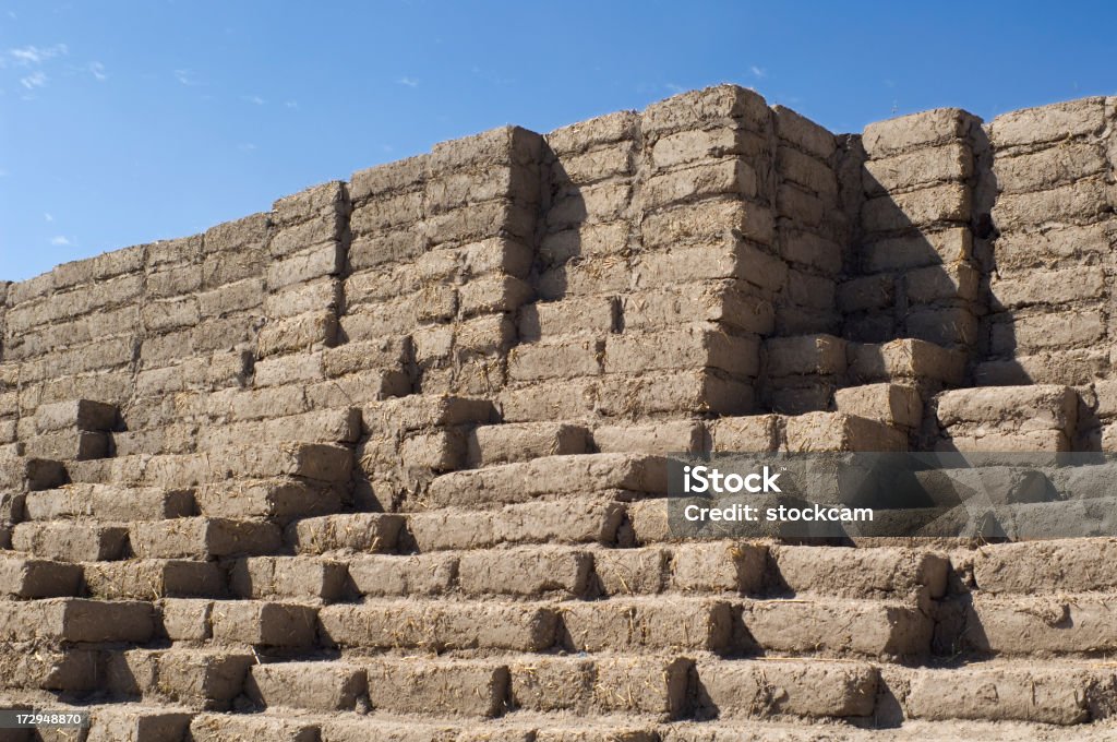 Mud Brick Stack Mud Bricks Stock Photo - Download Image Now - Adobe - Material ...