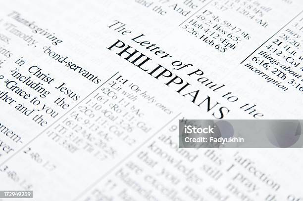 Письмо Philippians — стоковые фотографии и другие картинки Библия - Библия, Благословение, Бог