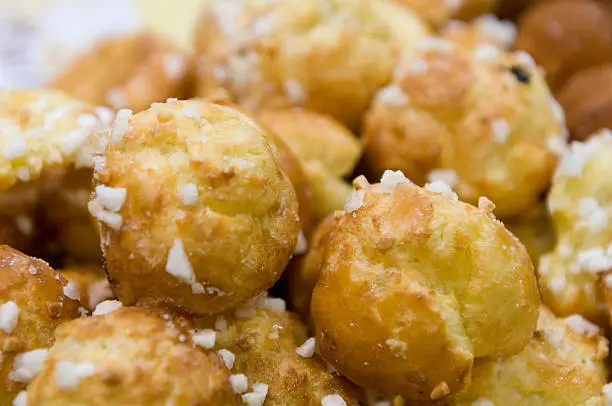 "Chouquettes, a french famous pastry"