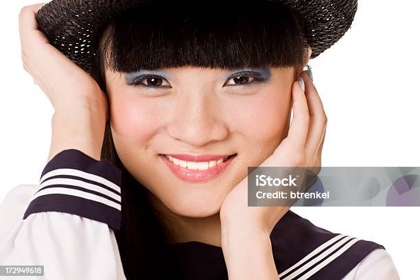 Fashionable Japanese Student Stock Photo - Download Image Now - Adult, Beautiful People, Beautiful Woman