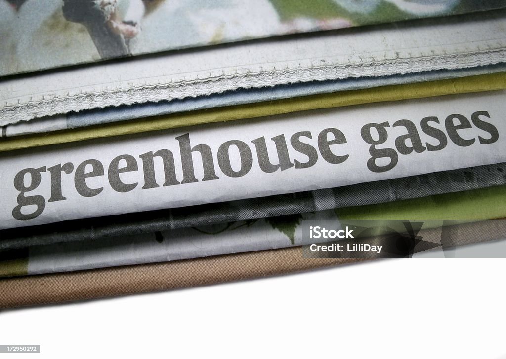Gases com efeito de estufa - Royalty-free Gás natural Foto de stock
