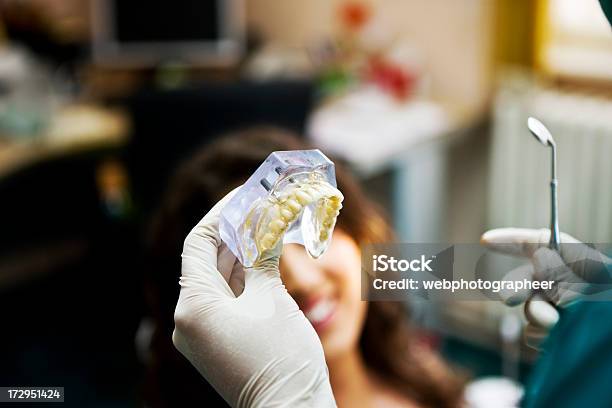 Artificial Denture Stock Photo - Download Image Now - Dentist, 30-39 Years, Adult