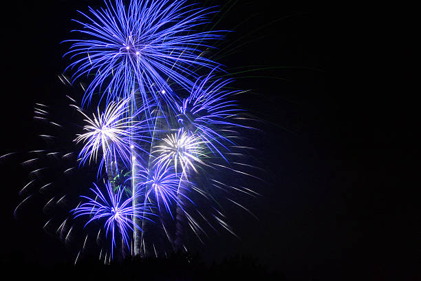istock Blue July 4th fireworks in Maryland 172951986
