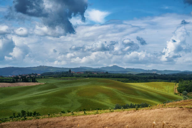 istock Rural landscape in Val d Orcia, Tuscany, at summer 1729526669