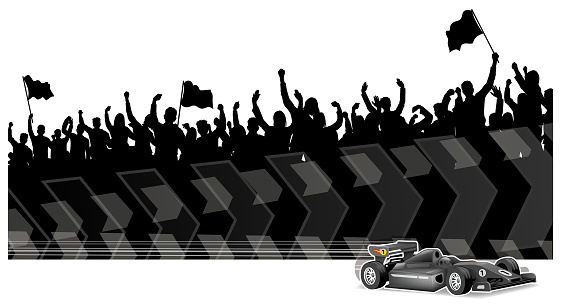 Drawn of vector racing speed sign. This file of transparent and created by illustrator CS6