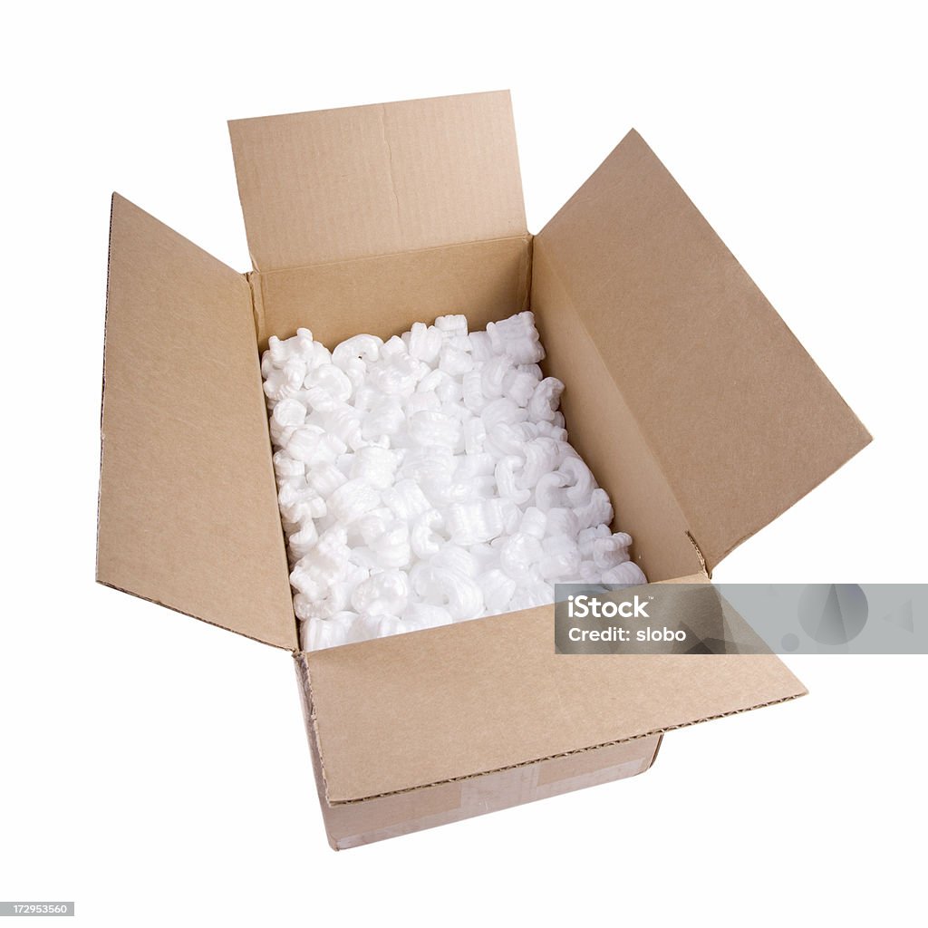 Packaging Box And Protective Foam Stock Photo - Download Image Now - Box -  Container, Bright, Brightly Lit - iStock