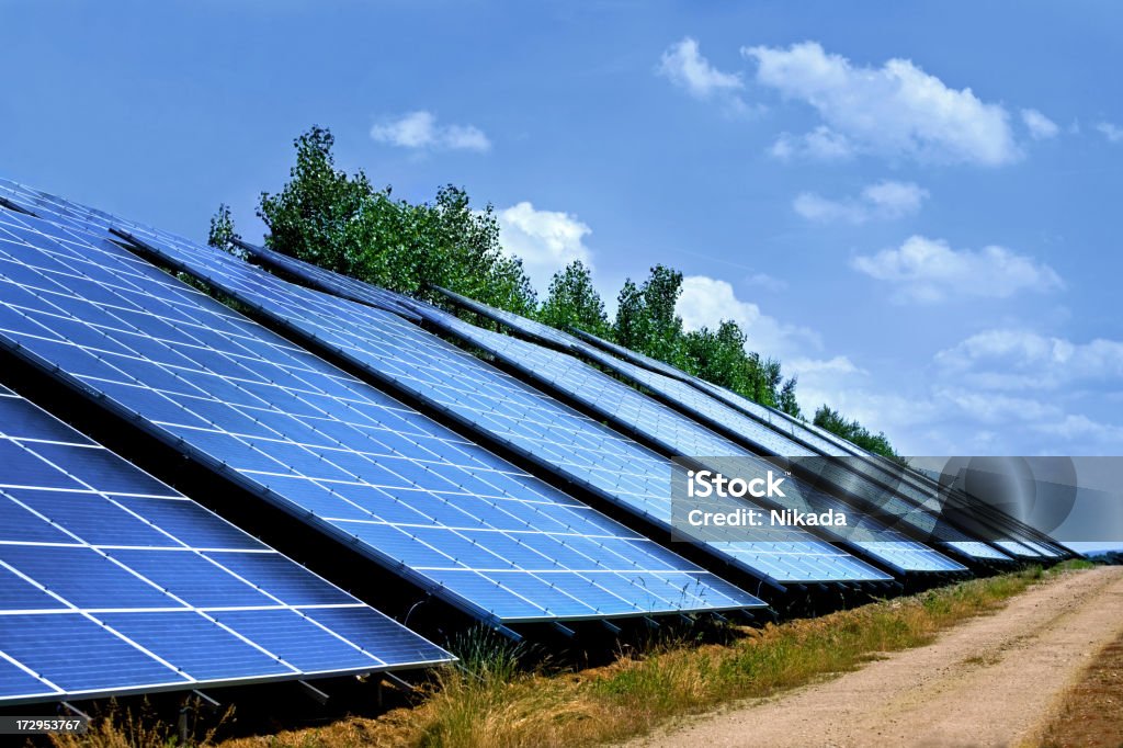 Solarenergie Power - Lizenzfrei Ausrüstung und Geräte Stock-Foto