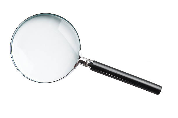 magnifying glass （拡大鏡） - micro photography ストックフォトと画像