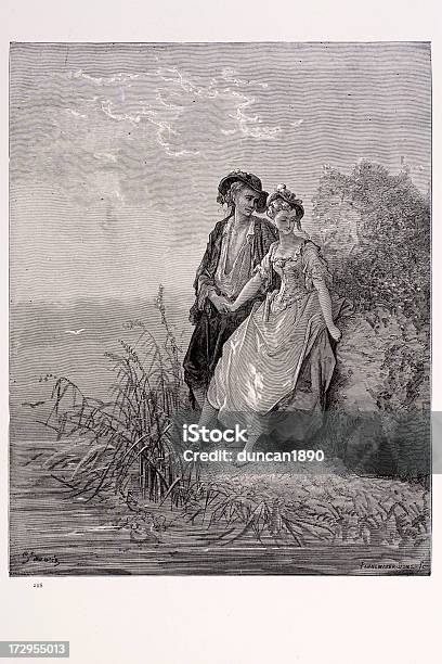 Amarante Tircis Et Vecteurs libres de droits et plus d'images vectorielles de Ouvrier agricole - Ouvrier agricole, Tous types de couple, Jeunes filles