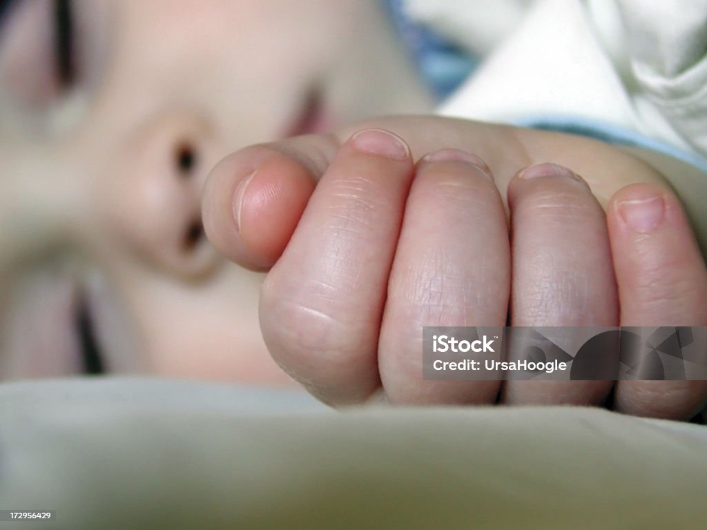 Bébé un Poing - Photo de 12-23 mois libre de droits