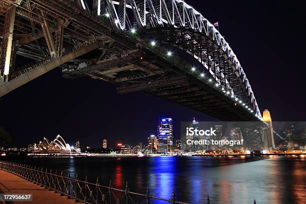 Ponte Do Porto De Sydney - Fotografias de stock e mais imagens de Anoitecer - Anoitecer, Ao Ar Livre, Arquitetura