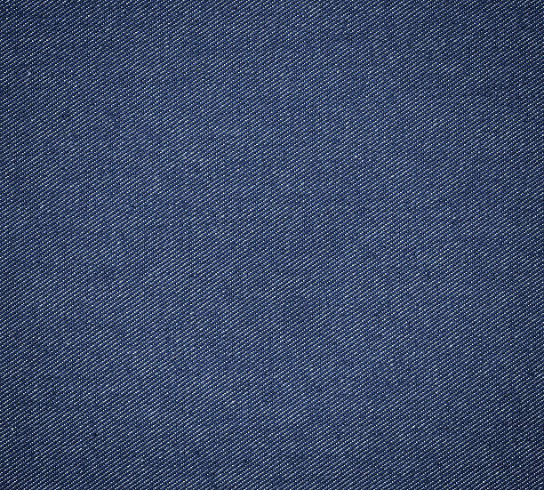 blue denim fabric stock photo
