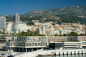 Monte Carlo cityscape and waterfront with Casino