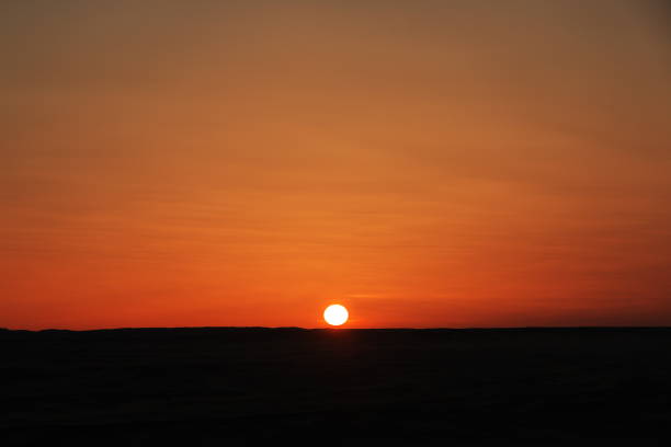 istock Sunset on desert Sahara in Sudan, Africa 1729578690