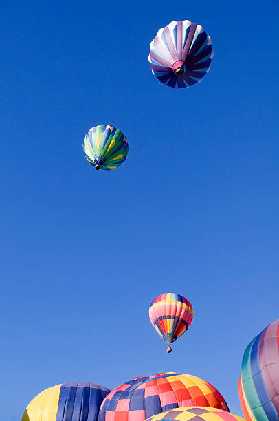 istock Hot Air Balloons In Flight 172957908