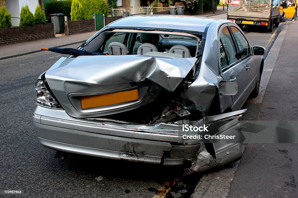 Accident de voiture - Photo de Accident bénin libre de droits