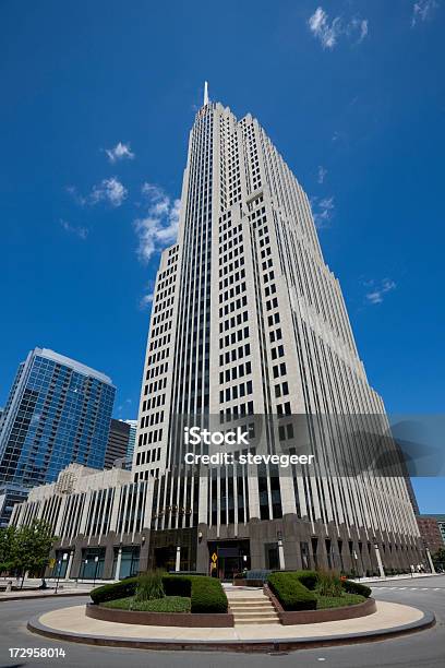 Art Déco Torre Em Chicago - Fotografias de stock e mais imagens de Chicago - Illinois - Chicago - Illinois, NBC Tower, Ao Ar Livre