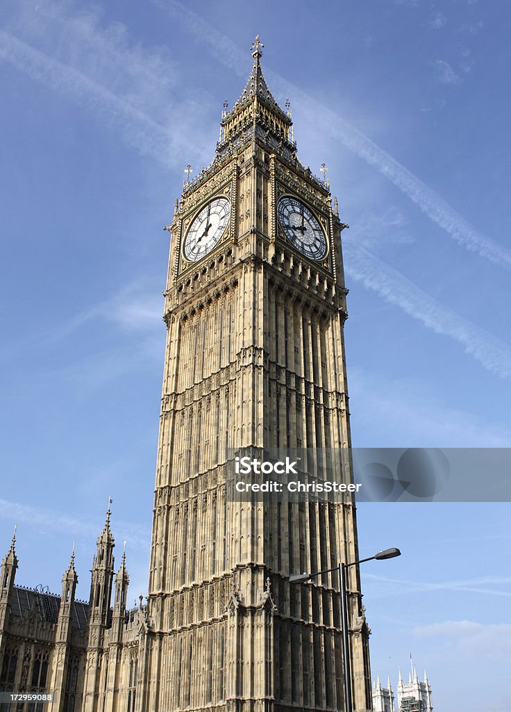 Big Ben et les chambres du Parlement - Photo de Angleterre libre de droits