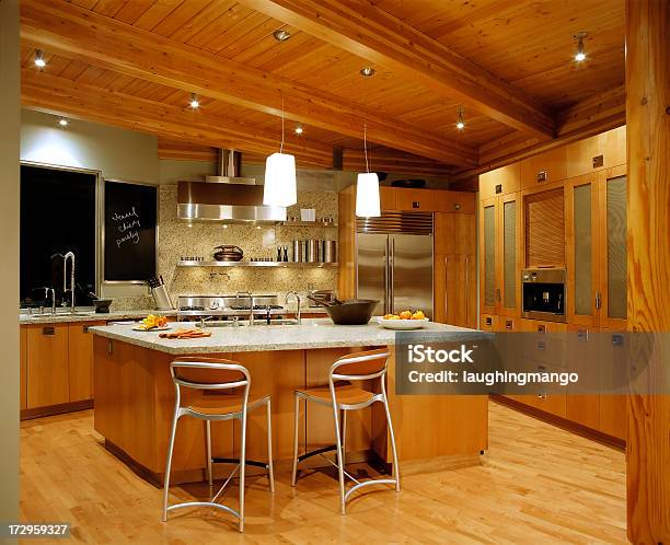 Kitchen Island House Nobody Stock Photo - Download Image Now - Kitchen, Post - Structure, Feng Shui