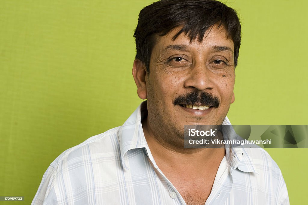 One Indian Mid Adult man Happy Indian Adult...(see more India images) 30-39 Years Stock Photo