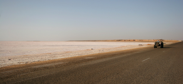 Tunisia - Road between Tataouine and Djerba island