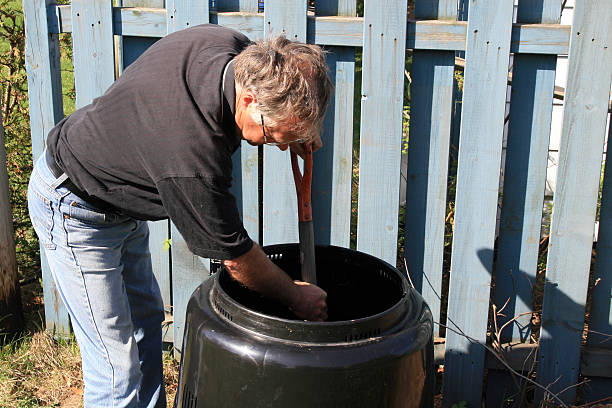 istock Senior Man Composting and Gardening at Home 172960575