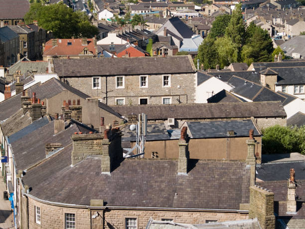 istock Rooftops of Clitheroe town centre, Lancashire 172960767