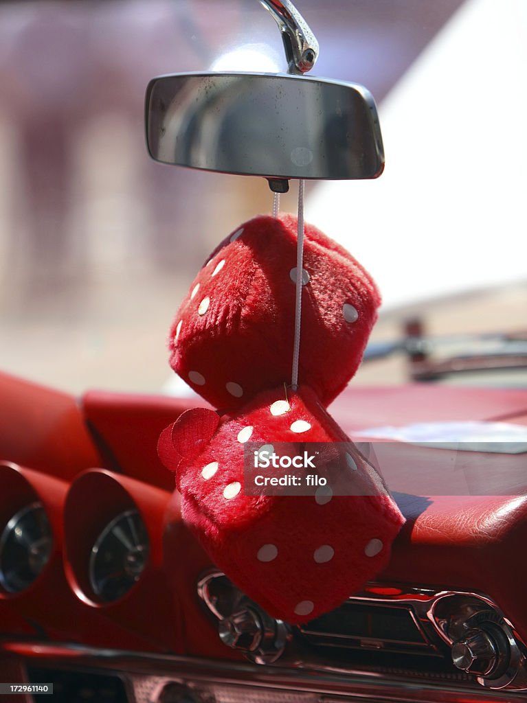 Red Fuzzy Dice Stock Photo - Download Image Now - Car, Fuzzy Dice, Good  Luck Charm - iStock