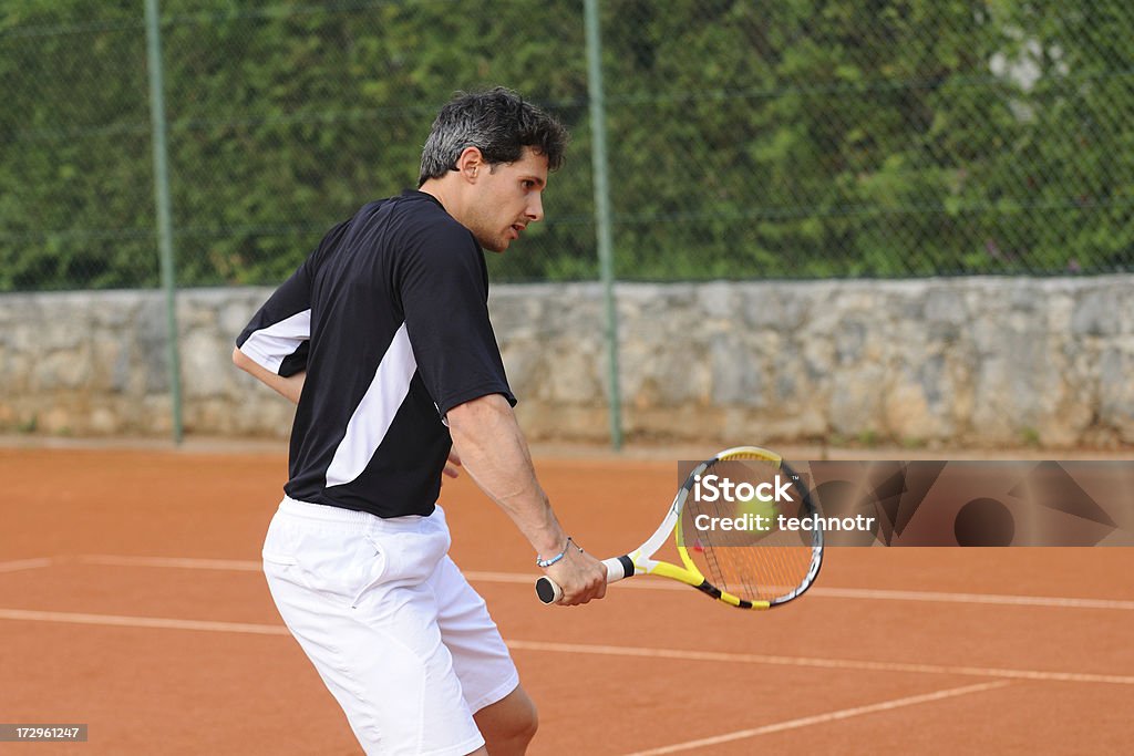 Revers Volley - Photo de Tennis libre de droits
