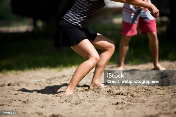 Beach Volley - Fotografie stock e altre immagini di Adulto - Adulto, Ambientazione esterna, Arto - Parte del corpo