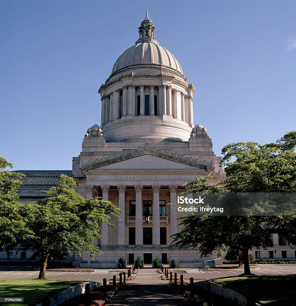 Washington State Capitol edifício legislativo - Foto de stock de Capitel royalty-free