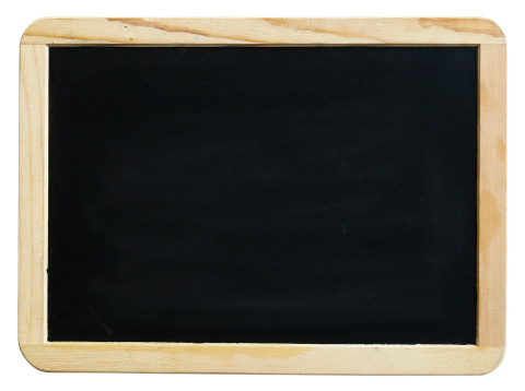 School Slate Stock Photo - Download Image Now - Blank, Chalkboard - Visual  Aid, Clipping Path - iStock