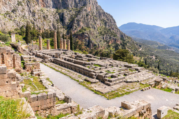 istock The Temple of Apollo at the Delphi, Greece 1729625462