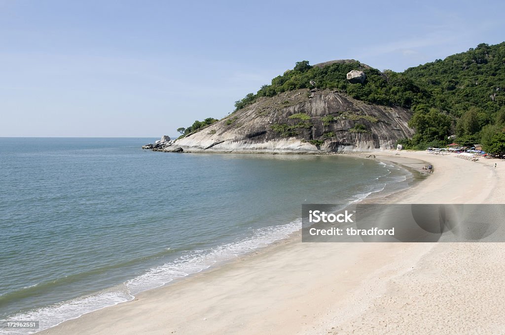 Sai Noi Beach Near Hua Hin In Thailand The Beach At Hua Hin In Thailand Asia Stock Photo