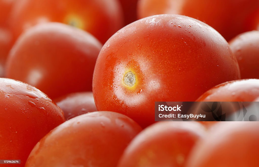 Frische cherry-Tomaten - Lizenzfrei Bildhintergrund Stock-Foto