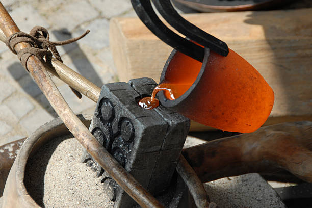 casting metal like in the bronze age